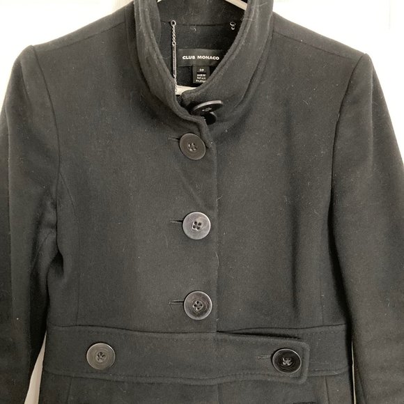 Club Monaco Wool Blend Coat - Picture 2 of 8